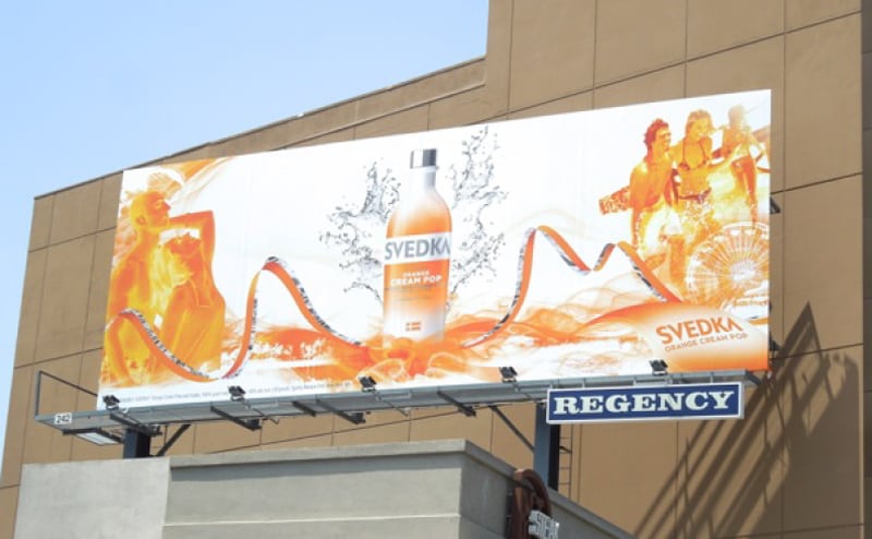 Svedka Out Of Home Campaign Billboard